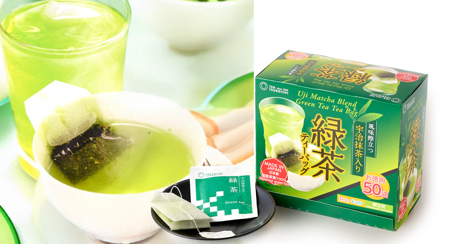 宇治抹茶入り緑茶ティーバッグ 1.8g×50p
